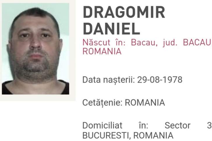 Fostul ofițer SRI Daniel Dragomir a fost dat în urmărire generală