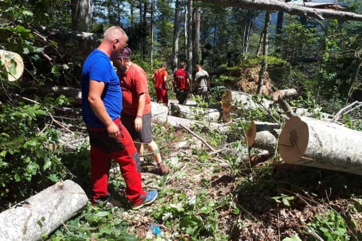 Traseul Jepii Mari din Bucegi este din nou practicabil