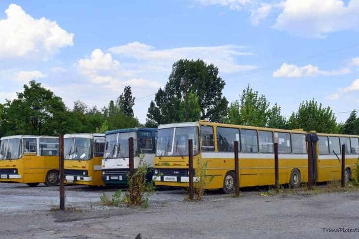 După zeci de ani de serviciu în slujba ploieștenilor, autobuzele Ikarus ajung la cimitir