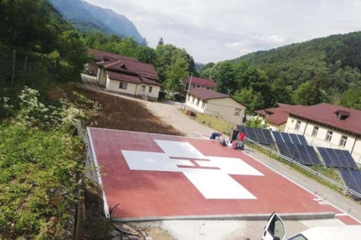 Primul zbor oficial de pe heliportul Spitalului Sinaia va avea loc vineri, 14 august