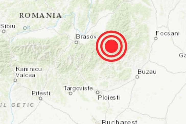 Un cutremur de suprafață s-a produs, la ora 1:22, în zona seismică Vrancea 