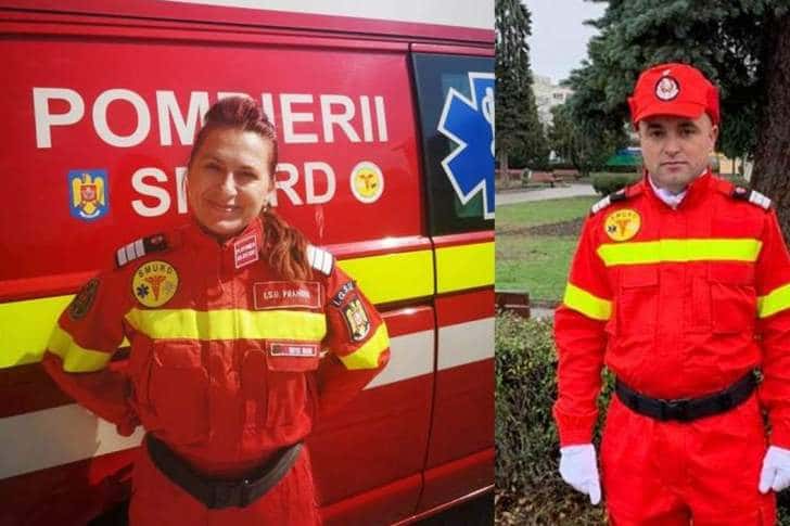 Maria și Florin, doi pompieri prahoveni salvatori și în timpul liber! 