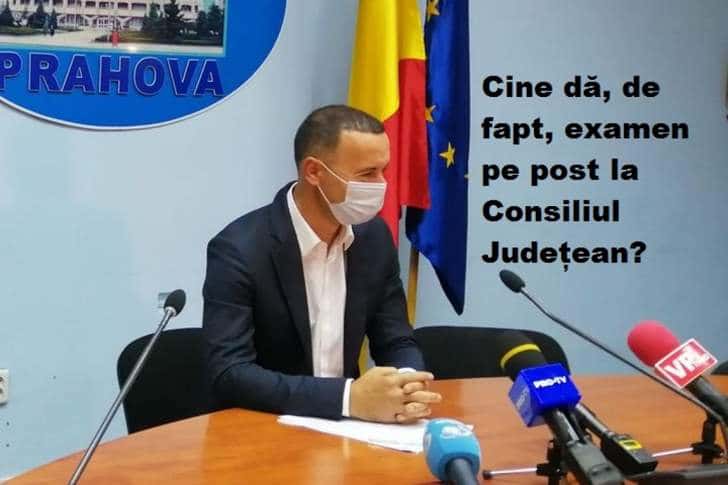 Concurs pe repede-nainte la Consiliul Județean Prahova. Cine dă, de fapt, examen pe post!
