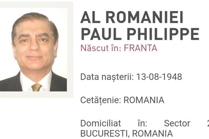 Prințul Paul a fost dat în urmărire de Poliția Română