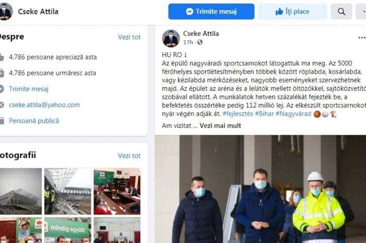 Ministrul Dezvoltării, Cseke Attila (UDMR), transmite mesaje despre activitatea sa mai întâi în limba maghiară. Ce părere aveți?