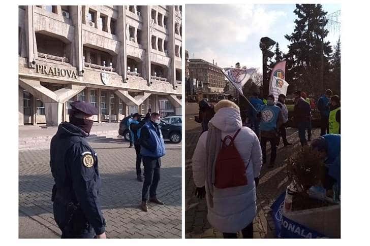 Caravana drepturilor sociale, organizată de Cartel Alfa și SNPPC, a ajuns la Ploiești
