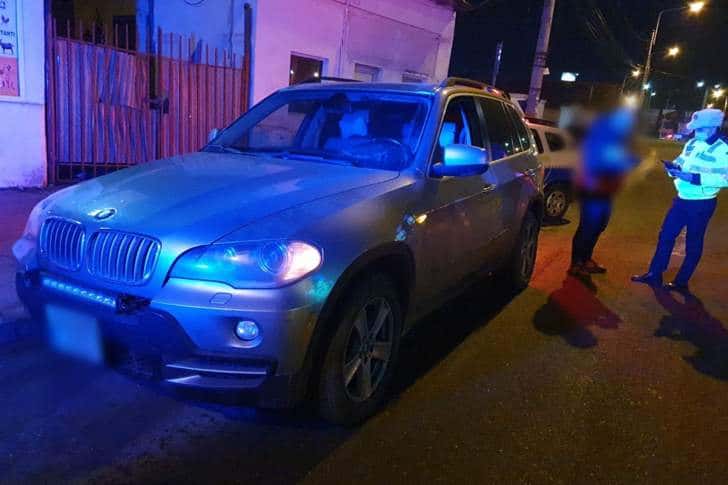 Limuzină furată din București, descoperită în trafic la Ploiești 