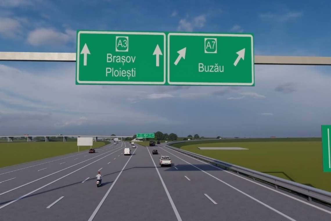 Autostrada Ploiești - Buzău, modelare interactivă 3D (video)