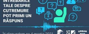 Aveți întrebări despre cutremure? Pe 4 martie, specialiștii vă vor răspunde!