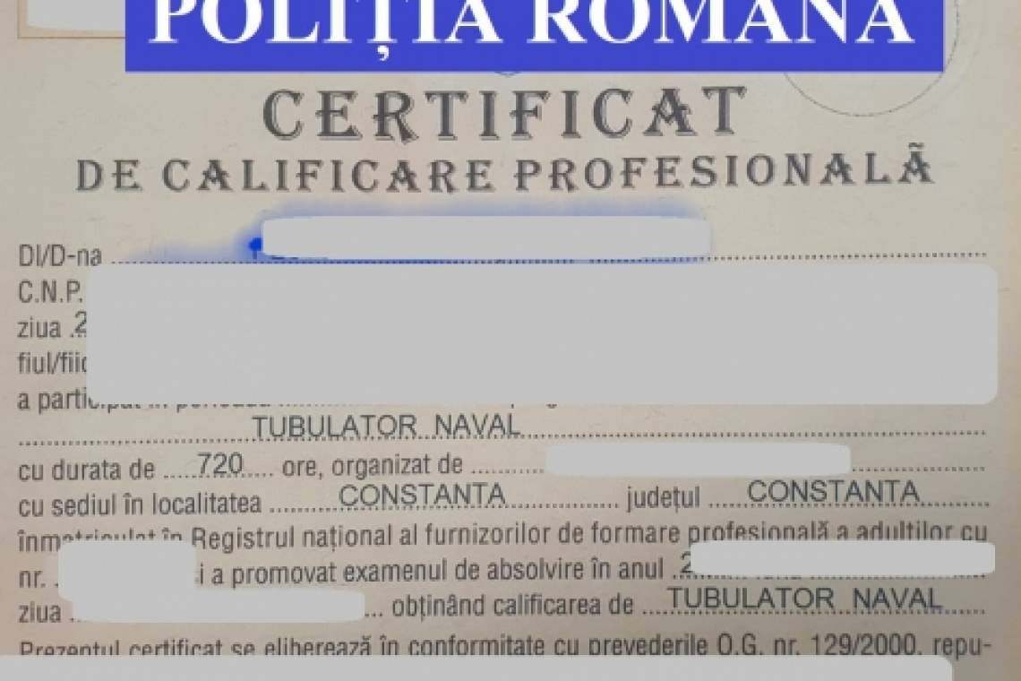 Sute de diplome false, descoperite în urma unor percheziții derulate în 34 de județe