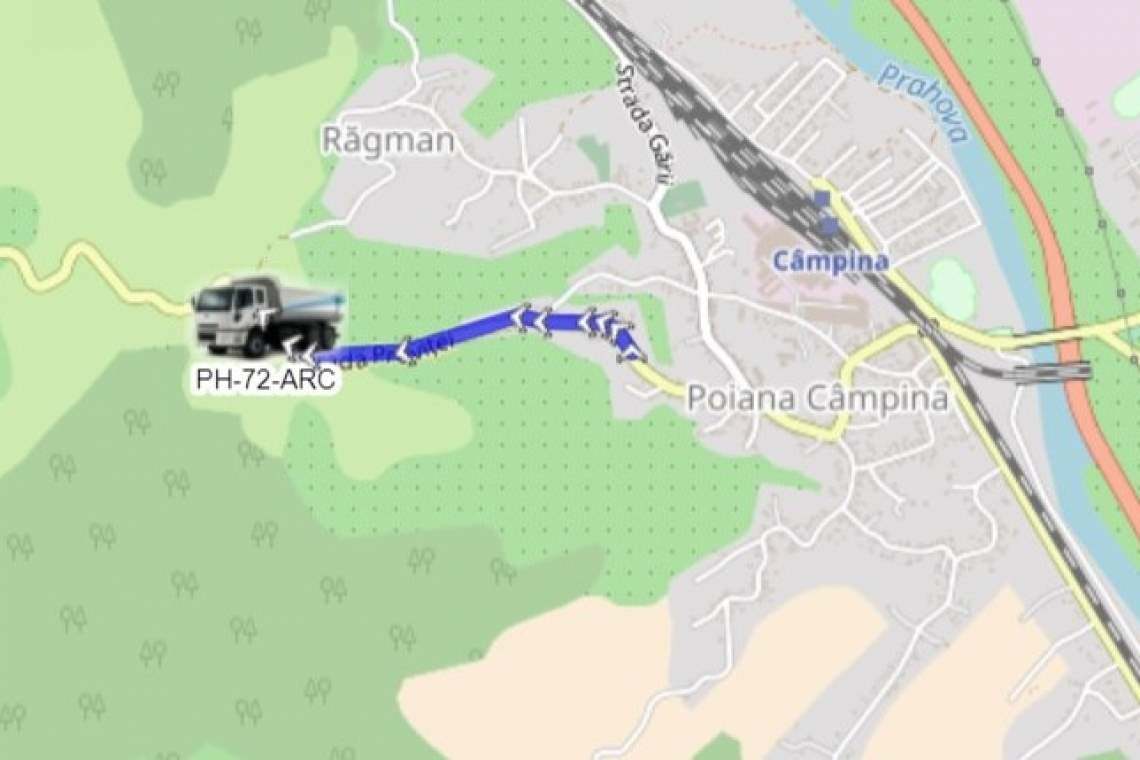 Probleme pe un drum județean din Prahova din cauza zăpezii de martie