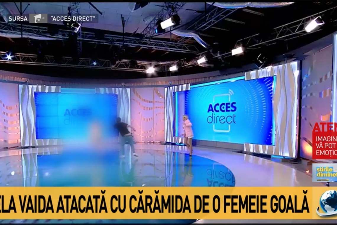 Cine este femeia care a atacat-o pe moderatoarea emisiunii Acces Direct, Mirela Vaida