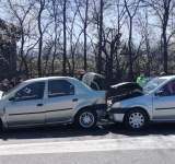 Tamponare în lanț pe DN72, la Ariceștii Rahtivani