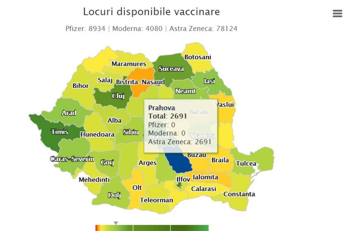 Vaccinarea cu AstraZeneca, fără programare. În Prahova sunt 2691 de locuri disponibile