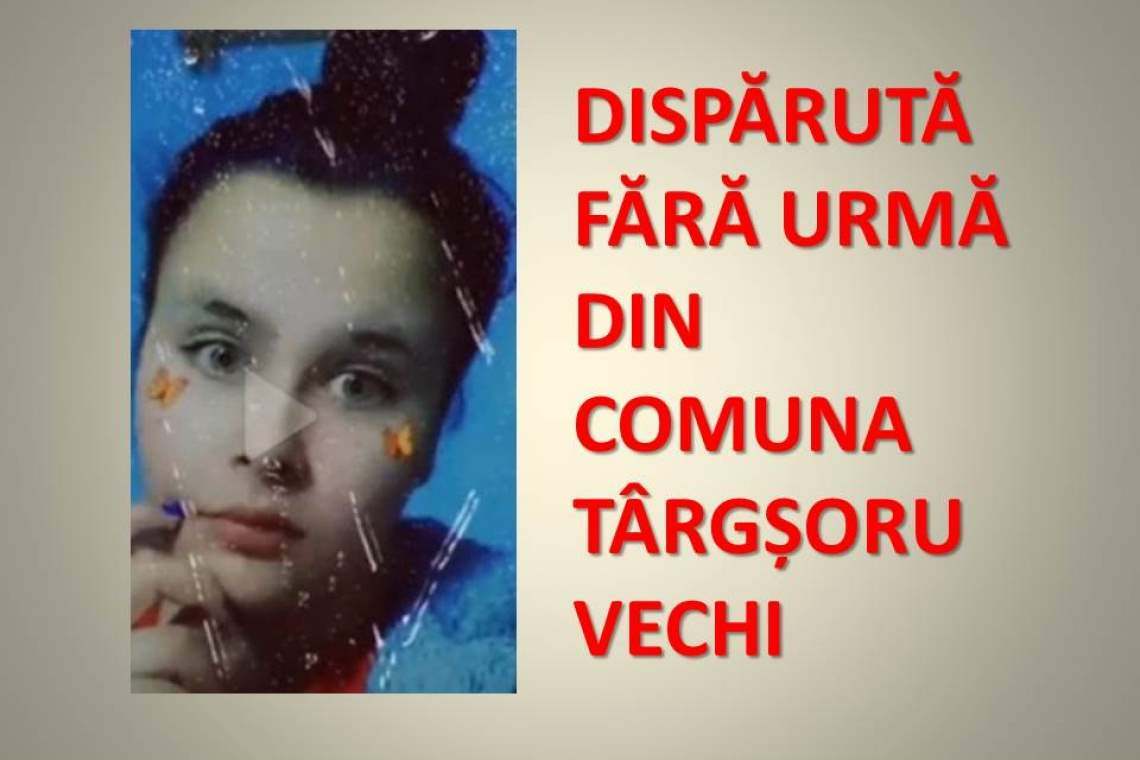 O copilă de 13 ani, din Târgșoru Vechi, căutată de patru zile de familia disperată