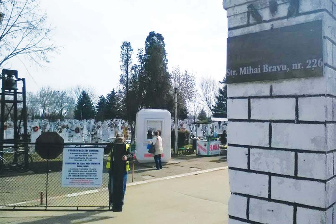În perioada Sărbătorilor Pascale, accesul cu autoturismul în incinta Cimitirului Mihai Bravu din Ploiești va fi interzis