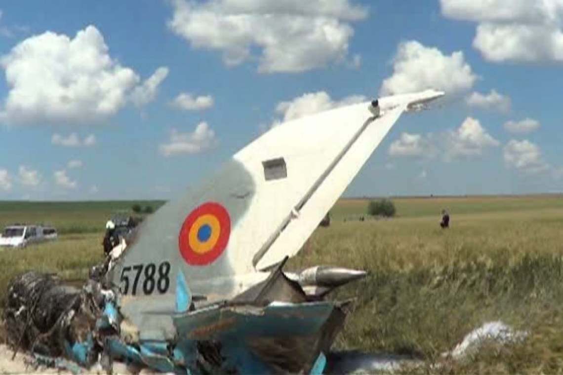 Un avion militar MIG 21 Lancer s-a prăbușit în județul Mureș