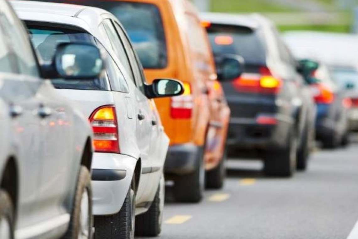 Trafic intens pe DN1, între Nistorești și centrul orașului Comarnic