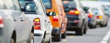Trafic intens pe DN1, între Nistorești și centrul orașului Comarnic