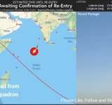 Racheta chinezească scăpată de sub control s-ar fi prăbușit lângă Maldive 