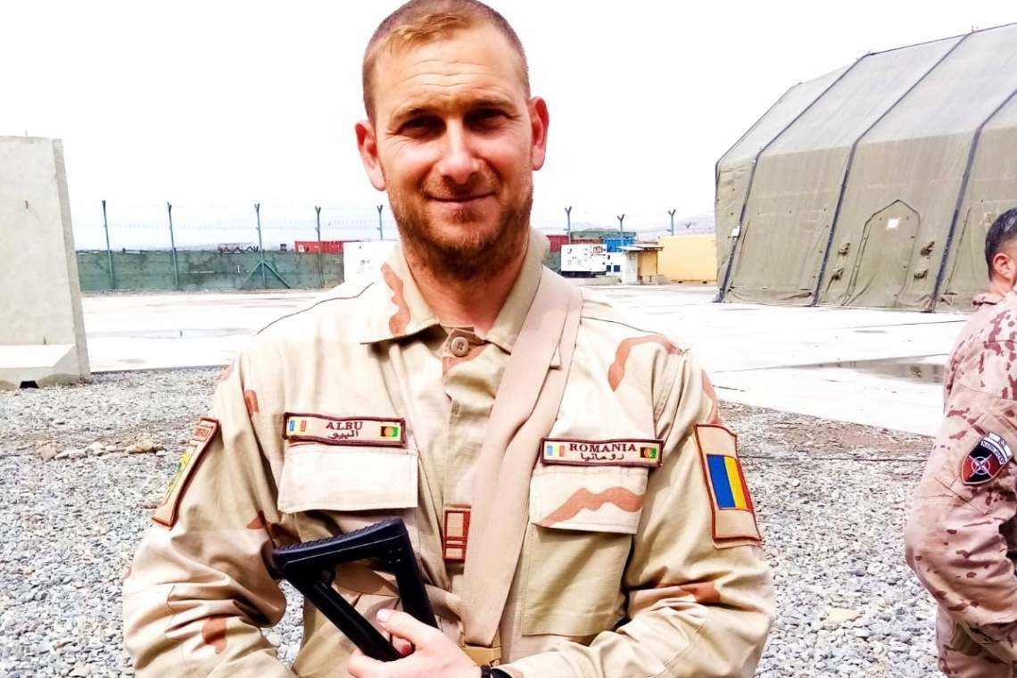 Lt-col Valentin Albu, jandarmul ploieștean care a consiliat trupele afgane, timp de șase luni