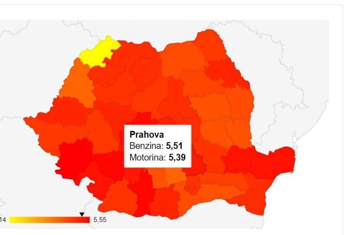 Prețul carburanților a atins cea mai mare cotație de la începutul anului