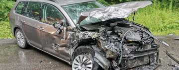 Trei persoane au ajuns la spital după un accident produs la Păulești