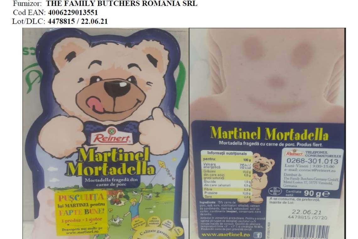 Parizer pentru copii, retras de la vânzare din mai multe supermarketuri