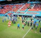 Meciul Danemarca - Finlanda de la Euro 2020, suspendat după ce un jucător și-a pierdut cunoștința! 