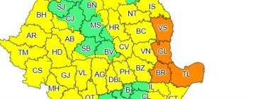 Caniculă în vestul țării, dar furtuni și grindină în Muntenia, inclusiv în Prahova