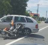 Trafic restricționat pe DN1A, la Gura Vitioarei, din cauza unui accident