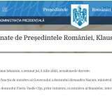 Jos Nazare! Iohannis a semnat decretul de revocare a senatorului PNL de Prahova din funcția de ministru al Finanțelor