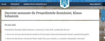 Jos Nazare! Iohannis a semnat decretul de revocare a senatorului PNL de Prahova din funcția de ministru al Finanțelor
