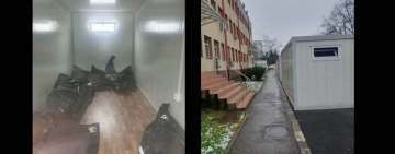 Spitalul Județean amenajează o morgă modulară pentru "depozitarea" pacienților decedați cu SARS-Cov-2