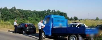 Prins băut la volan, la primele ore ale dimineții, pe raza comunei Gherghița