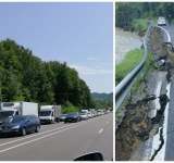Alegere dificilă pentru șoferi: DN1 cu trafic infernal sau DN1A, afectat de alunecări de teren?