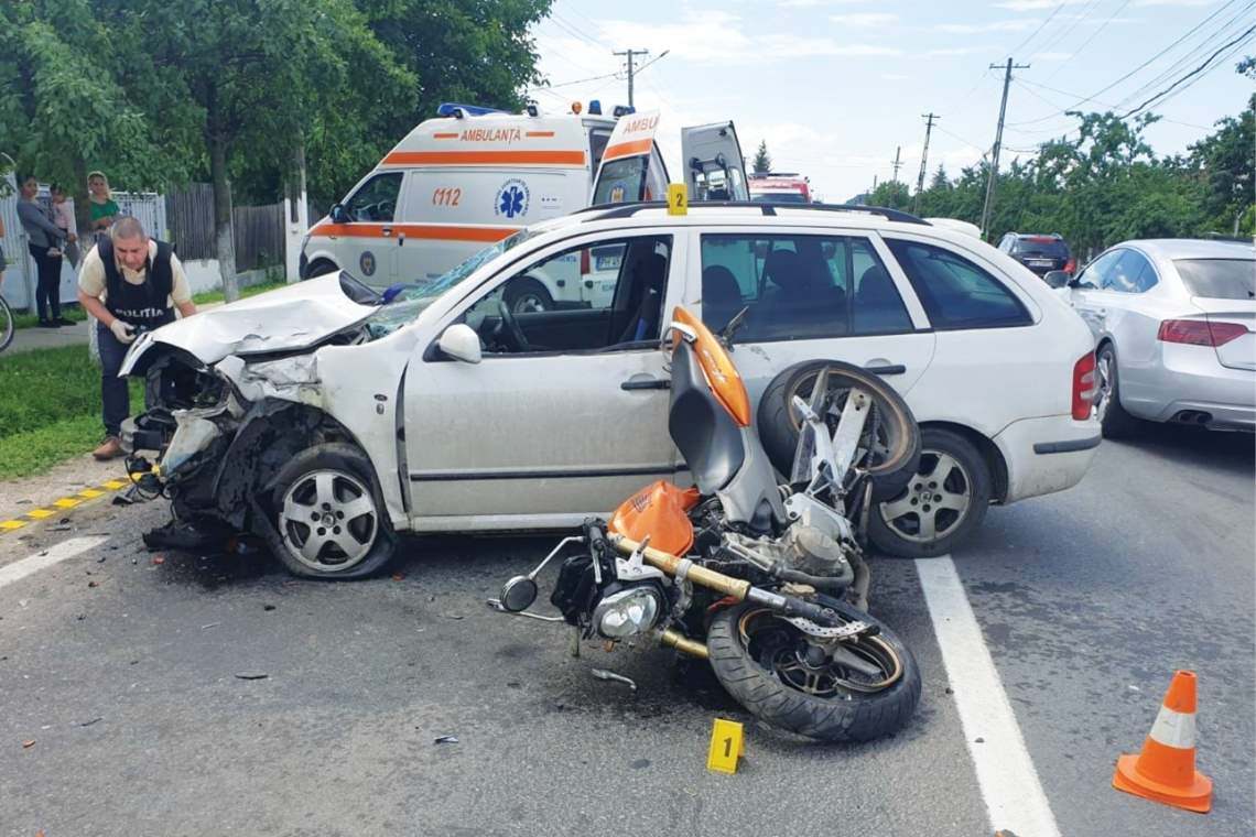 Trei accidente grave cu motocicliști au avut loc într-o singură zi în Prahova