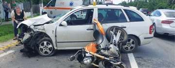 Trei accidente grave cu motocicliști au avut loc într-o singură zi în Prahova