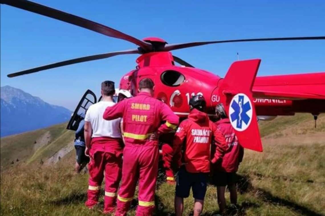 Accident la mountain-bike, pe un traseu din Munții Baiului