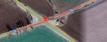 Intersecția neagră de la Fulga face noi victime/ Două fetițe, rănite într-un accident