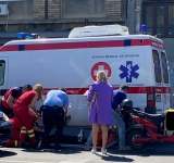 Un scuterist de la o firmă de livrare la domiciliu a avut o criză de epilepsie, în centrul Ploieștiului