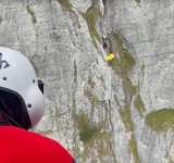 Video/ Imagini impresionante de la acțiunea de salvare a alpinistului rănit grav în Bucegi