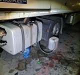 Șofer de TIR, prins de jandarmii prahoveni furând motorină din rezervorul autotrenului