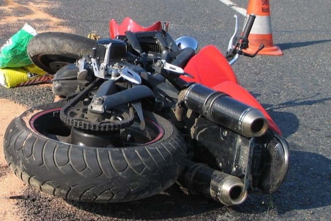 A căzut cu motocicleta într-un șanț, chiar lângă Mănăstirea Suzana