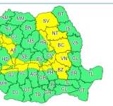 Cod galben de vreme severă pentru nordul județului Prahova