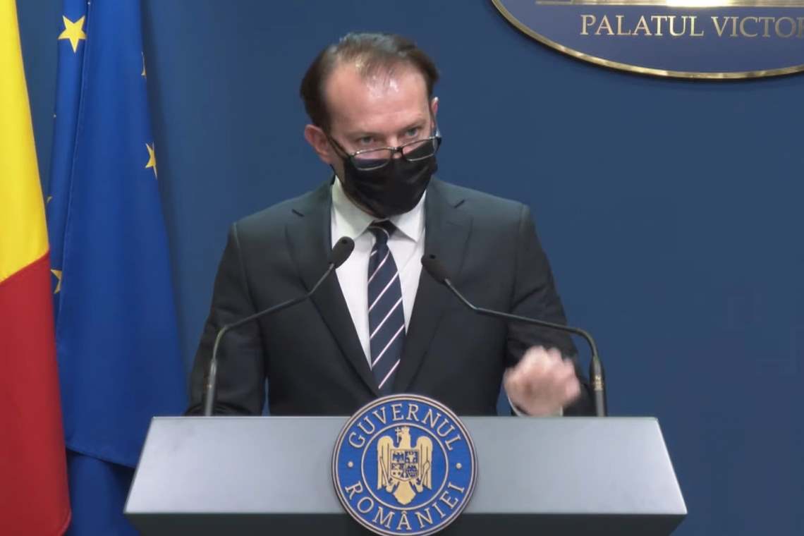 Guvernul Cîțu decide astăzi restricțiile pentru nevaccinați