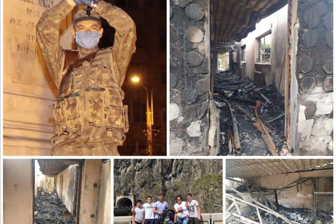 Un mesaj de suflet pentru oamenii cu sufletul viu/ Familia unui militar, cu patru copii, a rămas pe drumuri după incendiul din Băicoi!