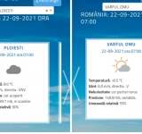 Temperaturi de iarnă la Vârful Omu