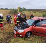 O femeie a ajuns la spital, după un accident produs la Blejoi, pe DN1A. Trafic restricționat