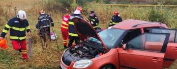 O femeie a ajuns la spital, după un accident produs la Blejoi, pe DN1A. Trafic restricționat